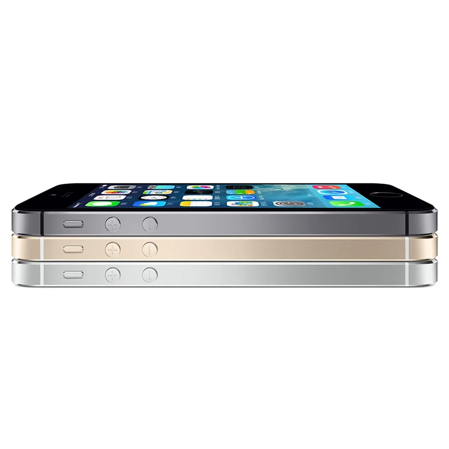 Factory Unlocked Original Apple iPhone 5S 16GB/32GB/64GB ROM 4.0 inch 8MP Fingerprint IOS Touch ID iCloud App Store WIFI GPS 5s