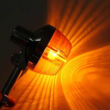 

Metal Light 1 Pair 8mm For Honda C70 CT70 CT90 XL100 CB350 Amber Plastic