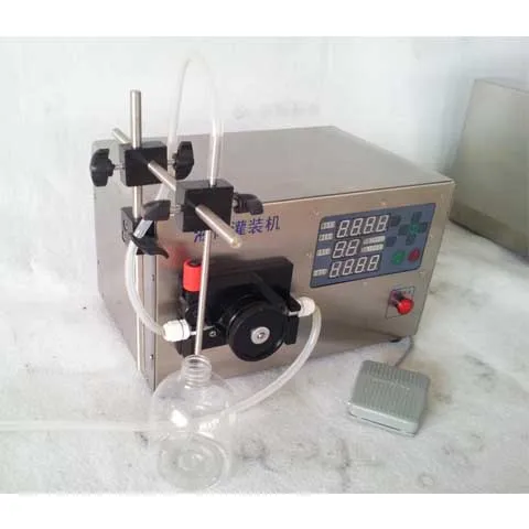

single-nozzle peristaltic pump filling machine small doses Super high precision liquid filling machine stainless steel F180