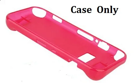 2In1 защитный кристалл крышка Комплект для Nintendo переключатель интимные аксессуары чехол консоли ТПУ ручки рулевые мотоциклов экран - Цвет: red Case  Only