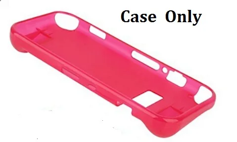 red Case Only 2In1 защитный кристалл крышка Комплект для Nintendo переключатель интимные аксессуары чехол консоли ТПУ ручки рулевые мотоциклов экран - Цвет: red Case Only