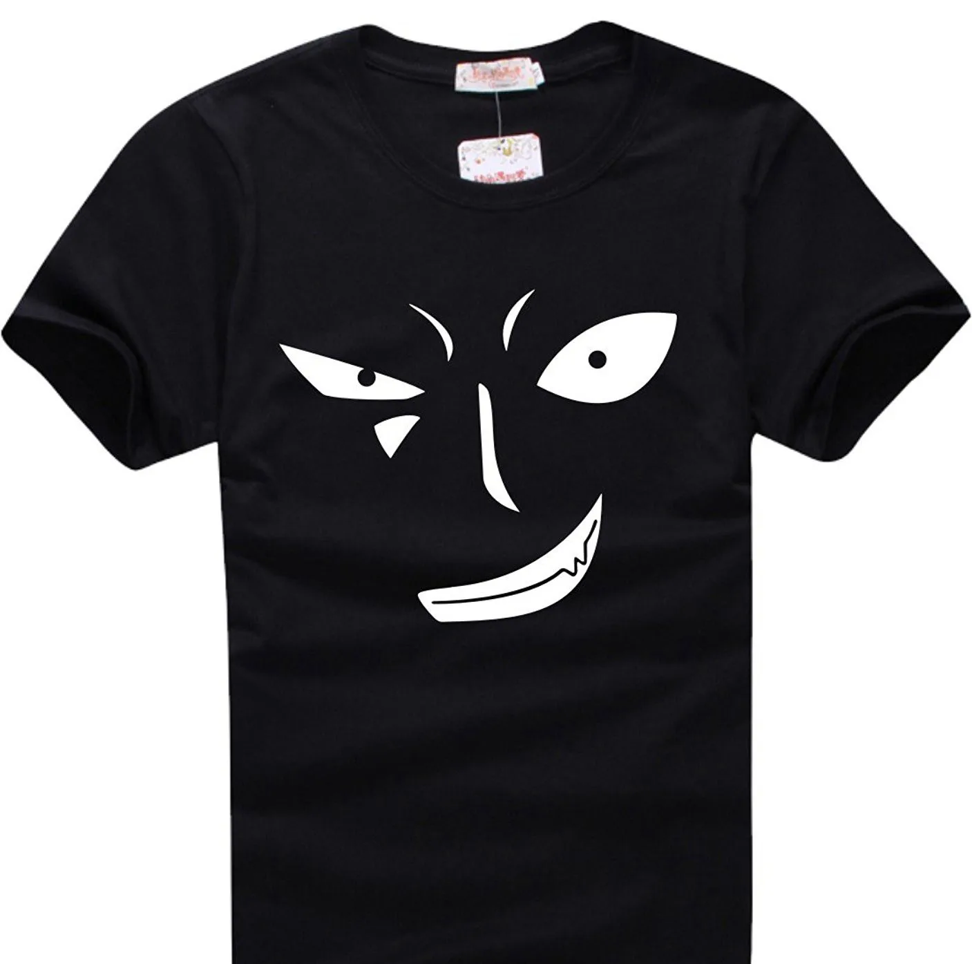 

Fashion Men Tshirt Happy Yohe Detective Conan Black Organization T Shirt Animation Comic ( Black )