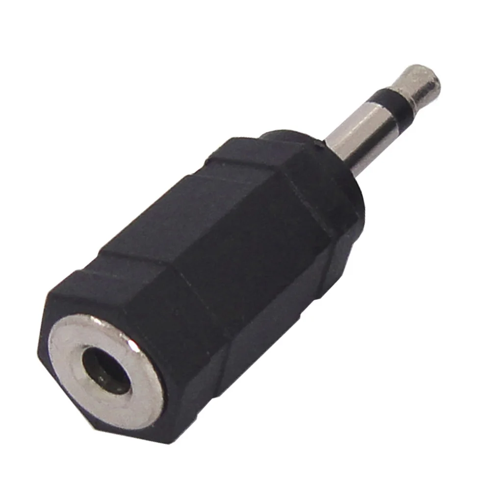 

3.5mm Mono Plug To Stereo Jack Audio Converter Straight Connector Alloy Adaptor Durable Earphone Male To Female Accessories