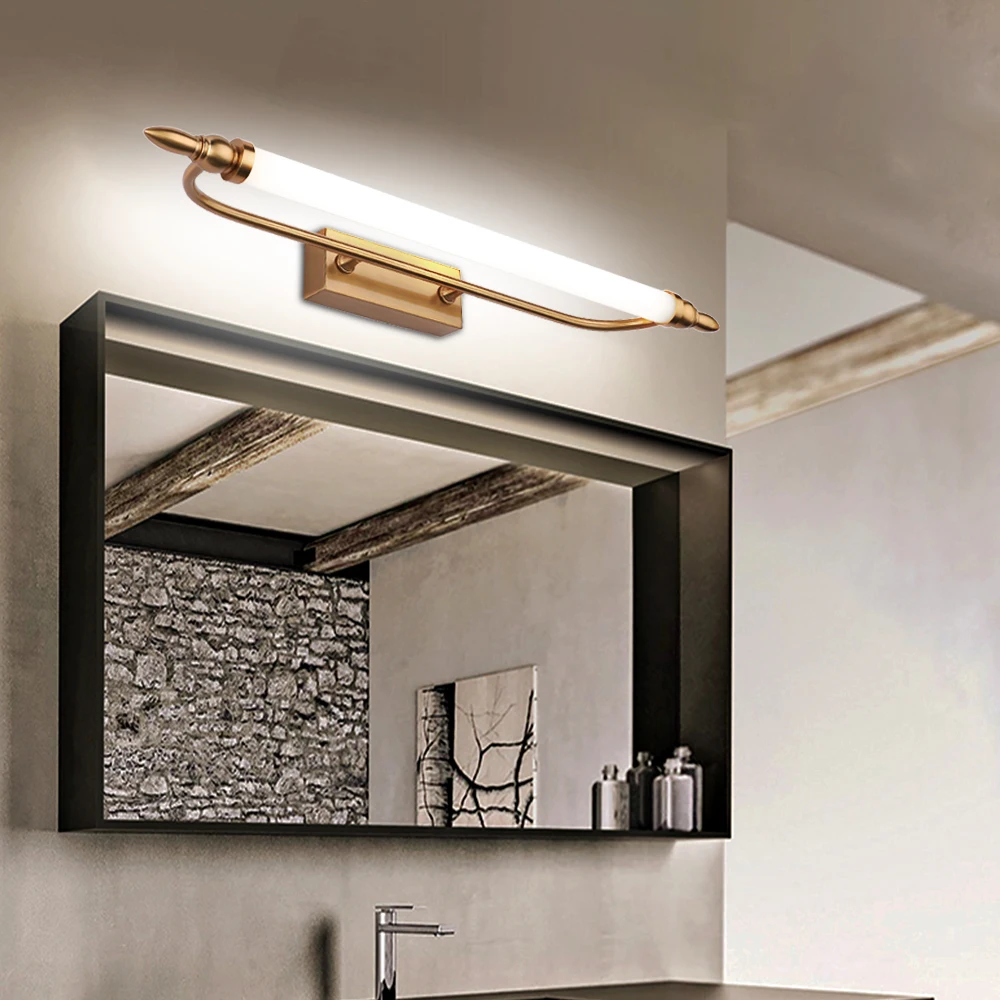 

Zerouno LED Professional Lighted Makeup Mirror Light Adjustable Washer Bathroom Wall Light For Beauty Makeup Eyelash Brush