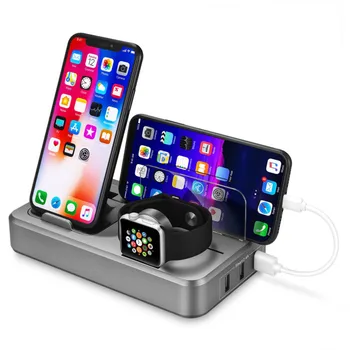 

10W Qi Wireless Charger For iPhone X/XS 8 Plus Fast Charging Stand Dock Pad Holder For Apple Watch iwatch For Samsung S9 s10+ A5