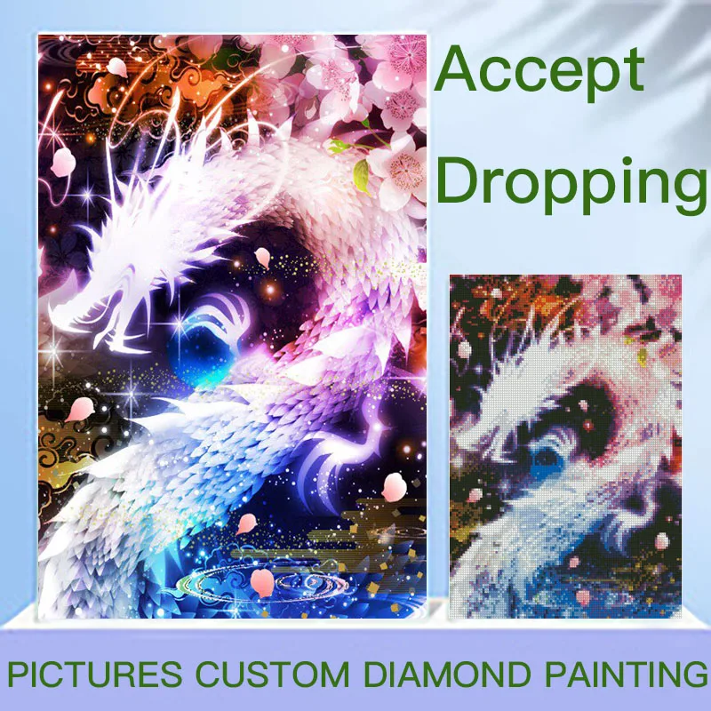 

LaoJieYuan Custom new arrival picture DIY Crystal full drill square 5D diamond painting cross stitch kit mosaic round rhinestone