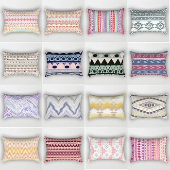 

Hot sale plaid pillow case rectangle bedroom pillow cases boys girls men women travel pillow cover 50*30cm