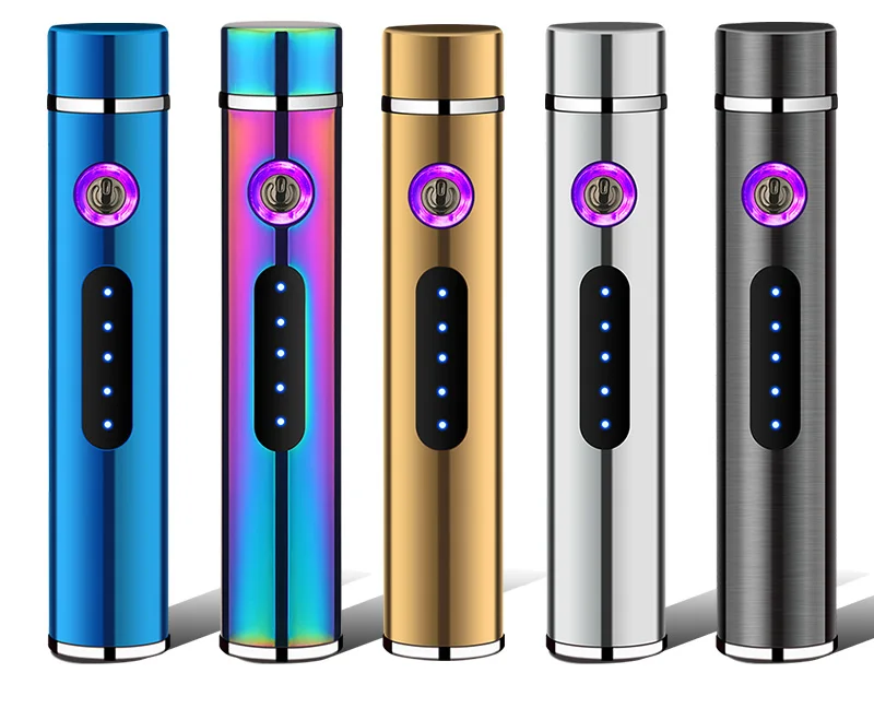 Плазменная USB зажигалка с двойной дугой для курения электронная перезаряжаемая