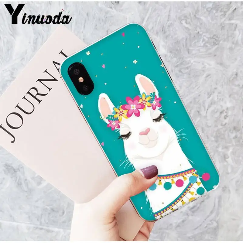 Cute cartoon animal alpaca small dinosaur