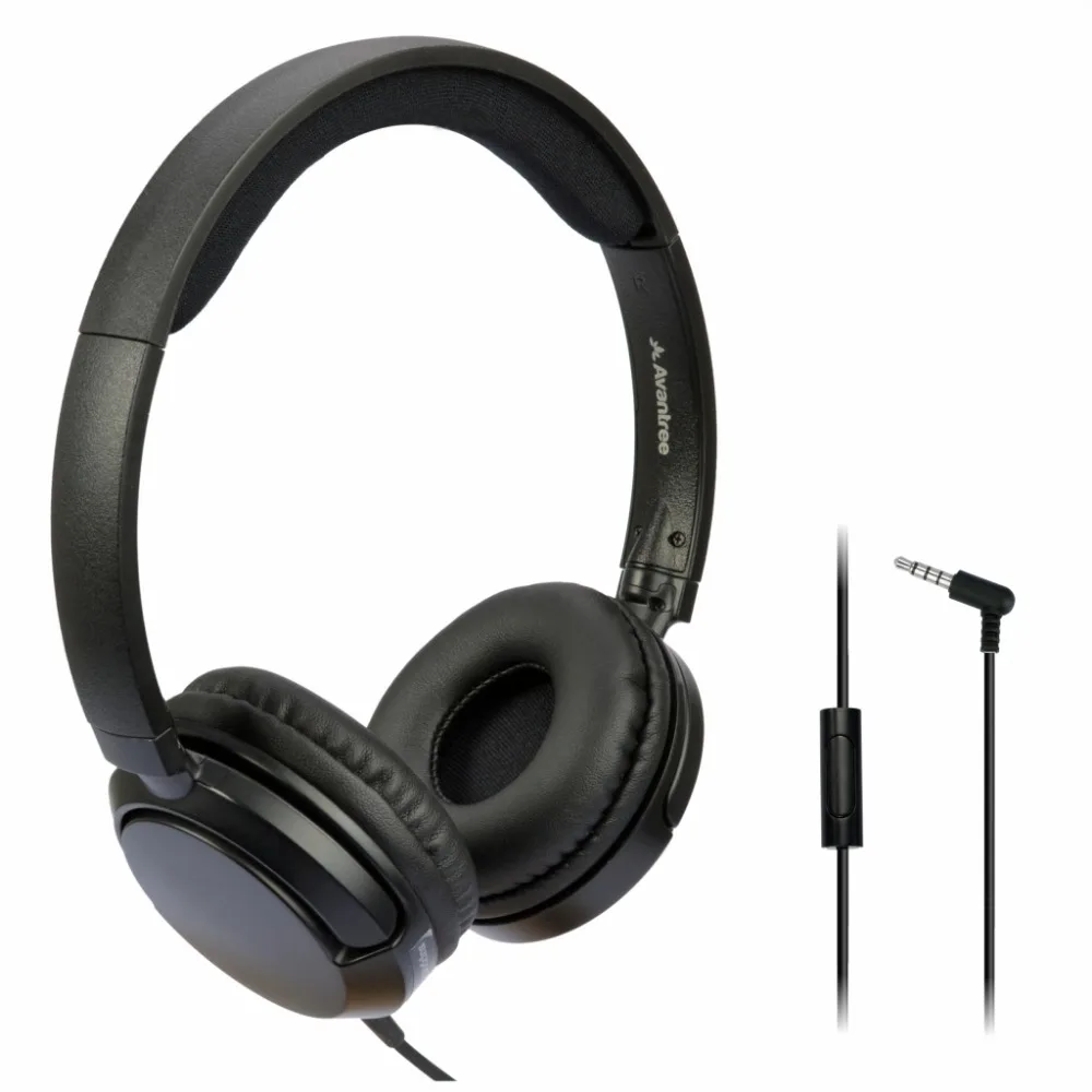 Avantree Superb Sound Lightweight Wired Headphones with