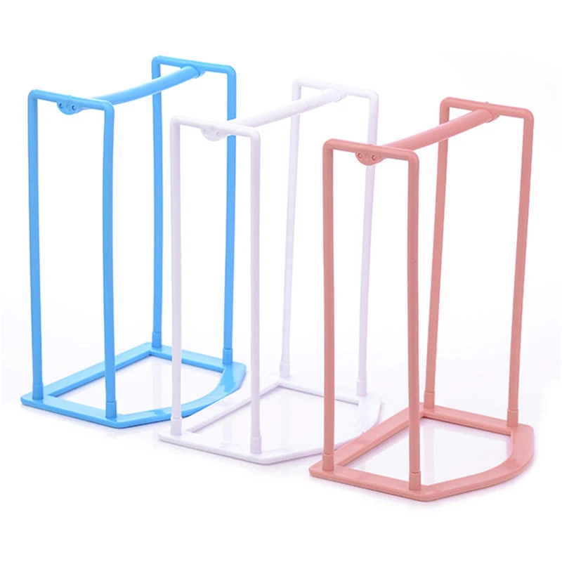 

1Pc Clothes Hanger Stacker Plastic Practical Holder Storage Organizer Rack Stand Sorting Travel Home Household Tools 4Colors