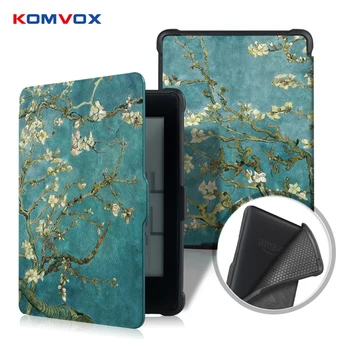 

Leather Tablet Smart Cover Case for Amazon Kindle Paperwhite 1/2/3 Painting 6 inch Flip Case with Auto Wake Up/Sleep Function