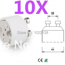 10 шт./лот Светодиодная лампа база MR16 гнездо GU10 для MR16 держатель переходника адаптера для светодиодные лампочки
