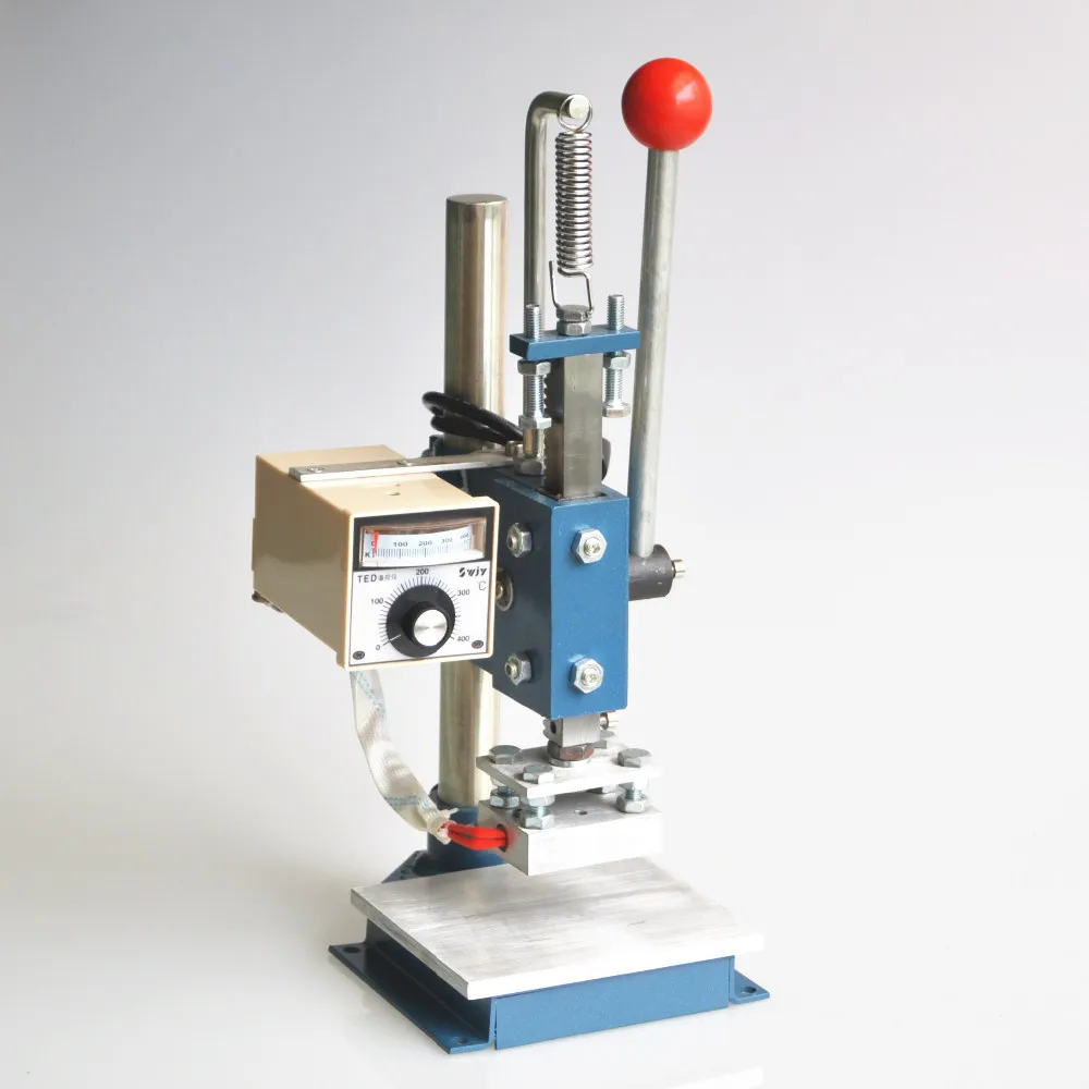Горячая фольга тиснения штамповочный пресс машина для кожаного теплового тиснения штамповочный пресс Цифровой алфавит ручной