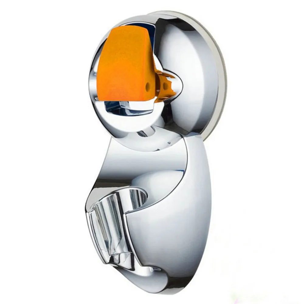 

Dropshipping New Practical Adjustable Shower Elegant Sucker Stand Bracket Holder For Bathroom Siver And Yellow Color Wholesale