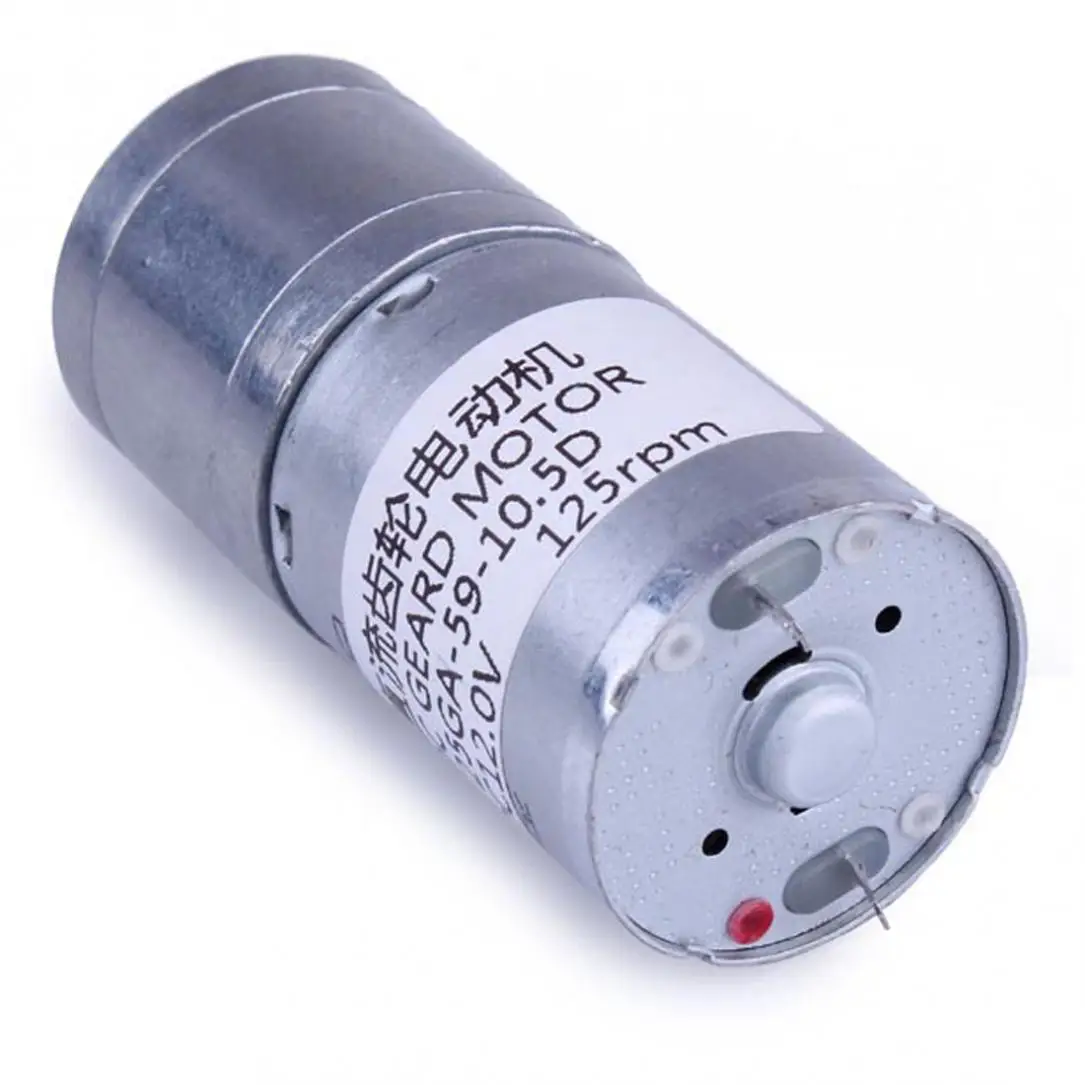 JGA25-370 12V DC Motor High Torque Gear Reducer Electric Motor for Robot / Smart Car