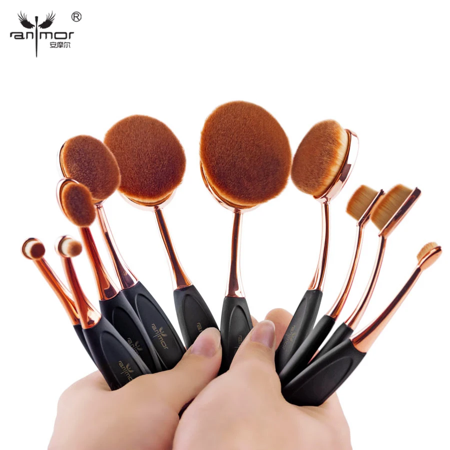 New Contour Foundation Brush S Shape Cream Makeup Brushes Loose Powder Brush Multifunctional Make Up Brushes