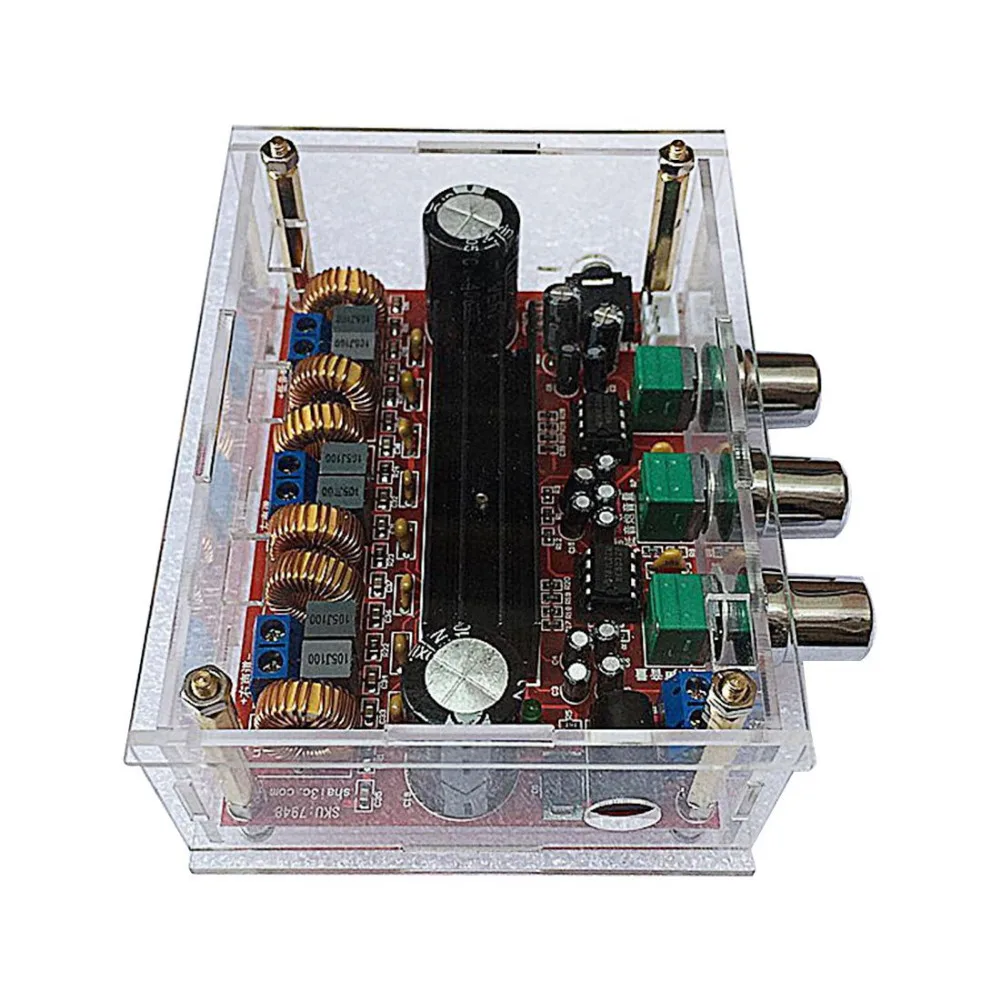 Плата усилителя мощности 2x50W + 100W TPA3116D2 DC 12 V 24 2 1 канальный цифровой сабвуфер с