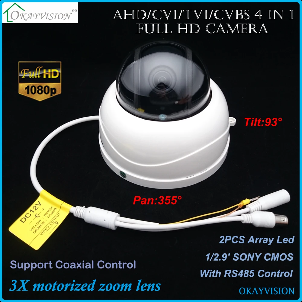 Buy 3X Motorized Zoom Lens Full HD 1080P 2.0MP Color