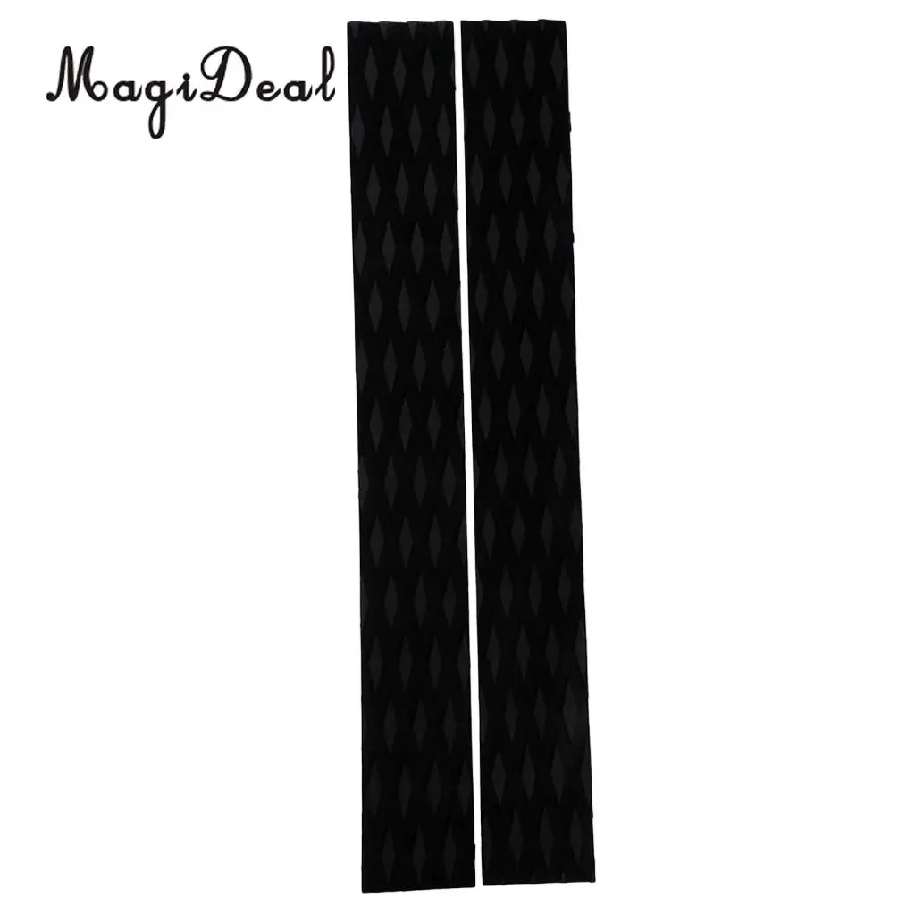 2Pcs EVA 61x7.6cm Surfing Surf SUP Surfboard Traction Pad Bar Grips for Skimboard Longboard Boay Board Paddle Board Accessories