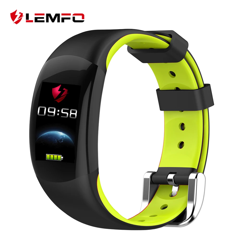 LEMFO LT02 умный Браслет цветной lcd фитнес браслет монитор сердечного ритма IP68
