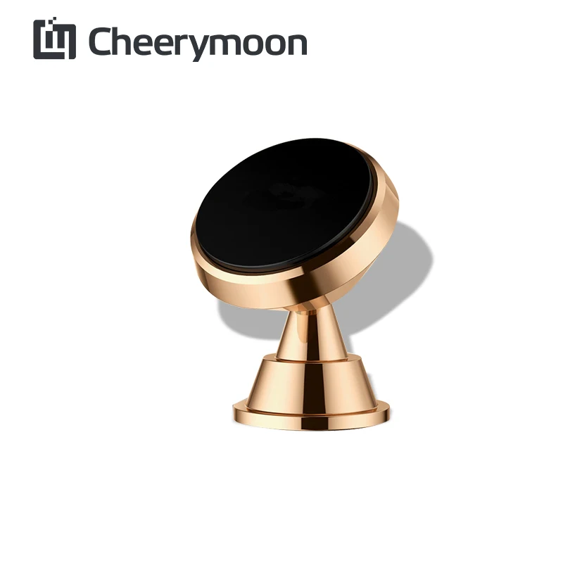 Cheerymoon Bright Aluminum Alloy Navigation Frame Magnetic Car Phone Holder 360 Rotation Mobile Soporte Movil Bracket Stand