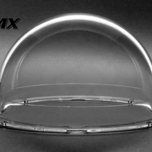 JMX 4 дюймов Акриловые Крытый/наружного видеонаблюдения Замена Расширенный прозрачный корпус для купольной камеры безопасности корпус купольной камеры