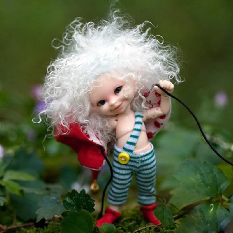 Бесплатная доставка кукла BJD 1/12 BJD/SD очень милая SOSO с глазами и ресницами для