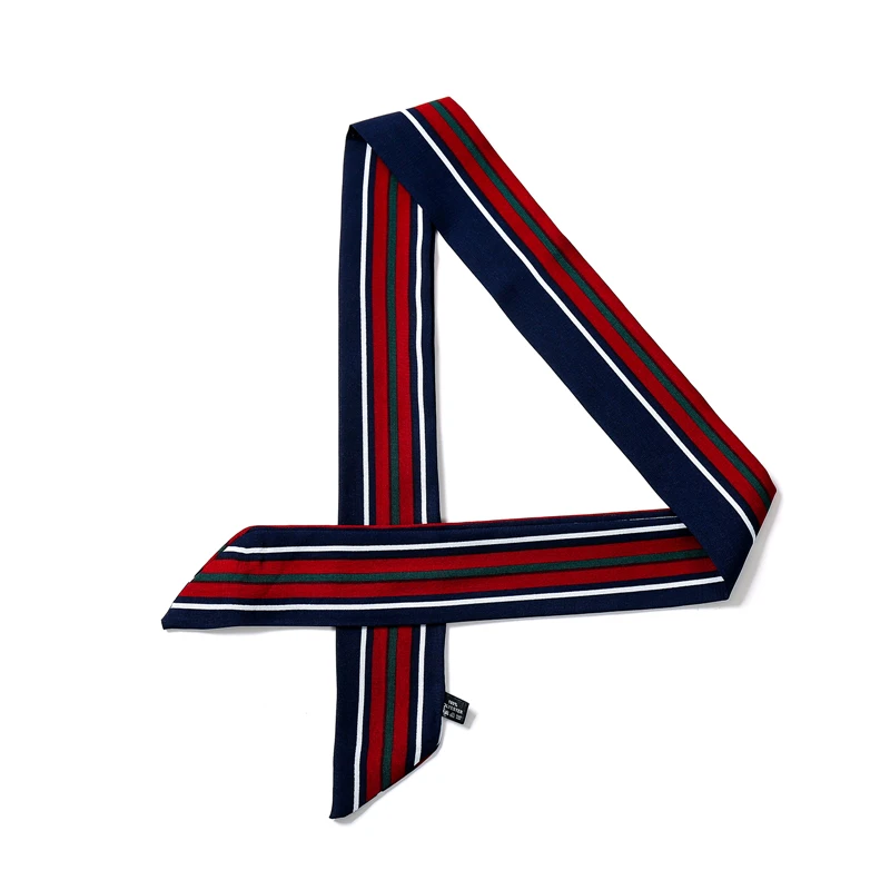 Роскошный брендовый дизайнерский маленький шелковый шарф женская сумка обтягивающие шарфы узкий длинный пояс с украшением на голову модный галстук Новинка - Цвет: LJ15-68