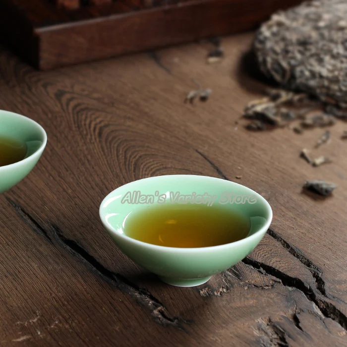 Бамбуковая шапочка чашка керамика китайская фарфоровая кофейная Longquan чайная из