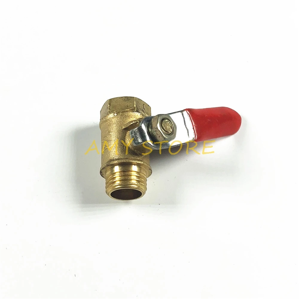

1/4" BSPT Female x 1/4" BSPT Male Threaded Two Way Brass Ball Valve For Oil Water Air