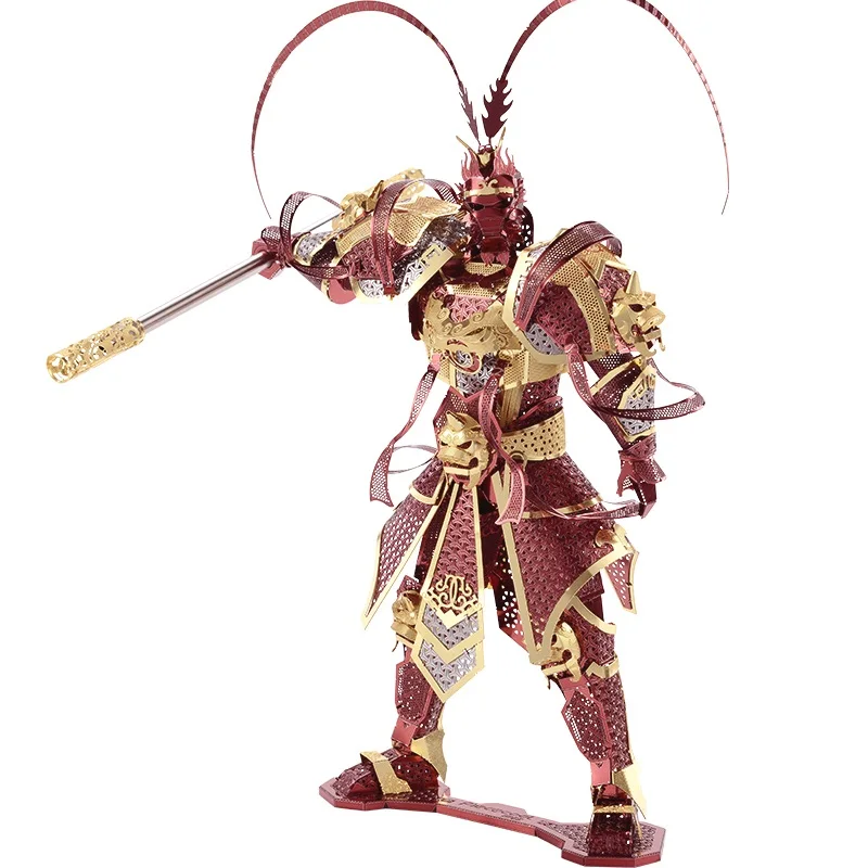 

Piececool 3D Metal Puzzle Toys DIY Puzzle 3D Monkey King P076 Figure Building Kit Laser Cut Model Gift Toy For Adult