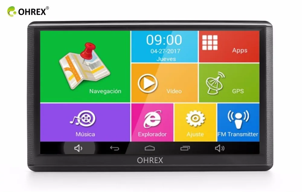 Ohrex 740A 7 дюймов Спутниковое GPS навигатор с Полный Европа Lifetime Maps бесплатного