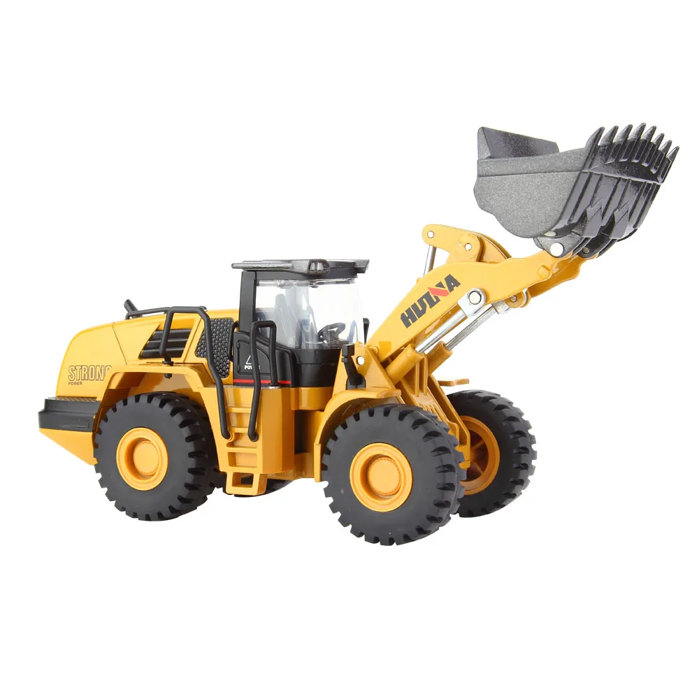 Huina Toys 1:50 сплав механический погрузчик инженерный автомобиль экскаватор