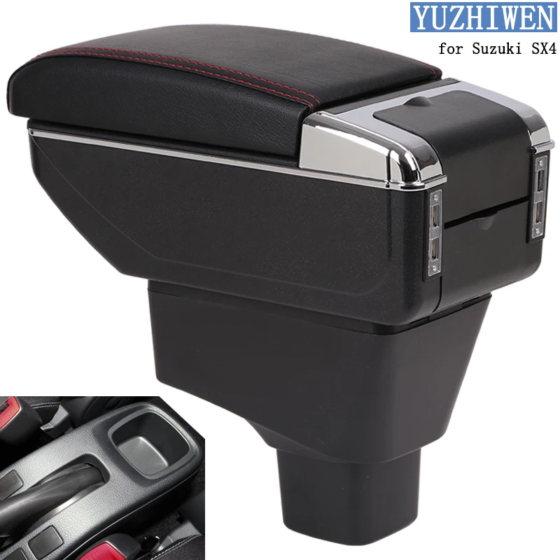For Suzuki SX4 Armrest Box Suzuki SX4 Universal Car Central Armrest