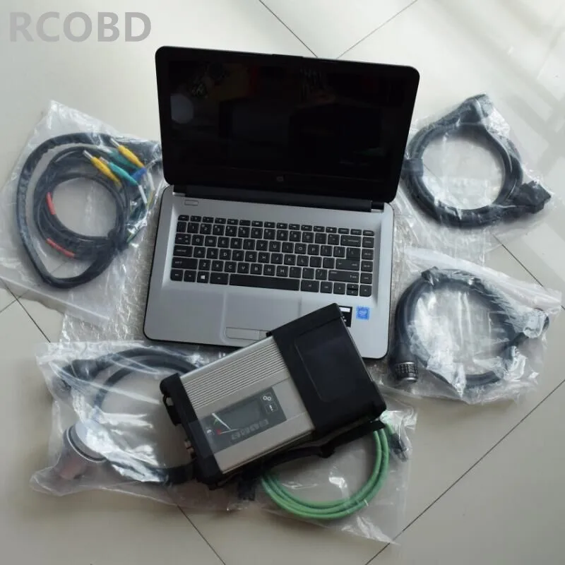 

super mb star c5 with newest software 2017.07 hdd 250gb with laptop new ram 4g pc notebook full set diagnostic ready to use
