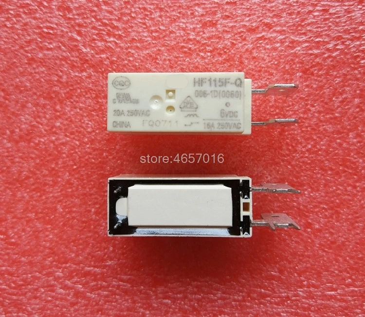 10 шт./лот реле HF115F Q 006 1D (410) 115F 20A V6 1B|Реле| |