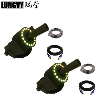 

Free Shipping 2pcs/lot Hi-quality 18x3w 3in1 Led Co2 Jet Stage Lighting Effect DMX Led American DJ CO2 Jets Led Disco