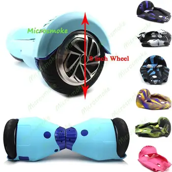 

8 Inch hoverboard electric skateboard silicone case/silicone sleeve China hoverhoard shell hoverboard silicone protective case