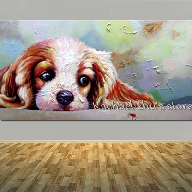 cute puppy paintings