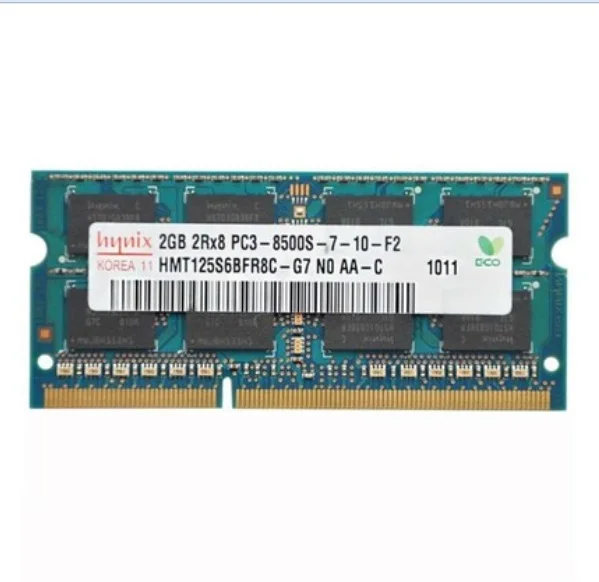 

Lifetime warranty DDR3 2GB 1066MHz PC3-8500S DDR 3 2G notebook memory Laptop RAM Original 204PIN SODIMM
