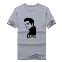 2017 Fashion Elvis Presley Music T-shirt Tee 100% Cotton T shirt 1125-4