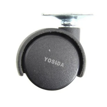 

New 1'' 360 Degree Durable Swivel Wheels Rolling Casters Home Office Computer Chair Castor Main Frame Round Bar Swivel