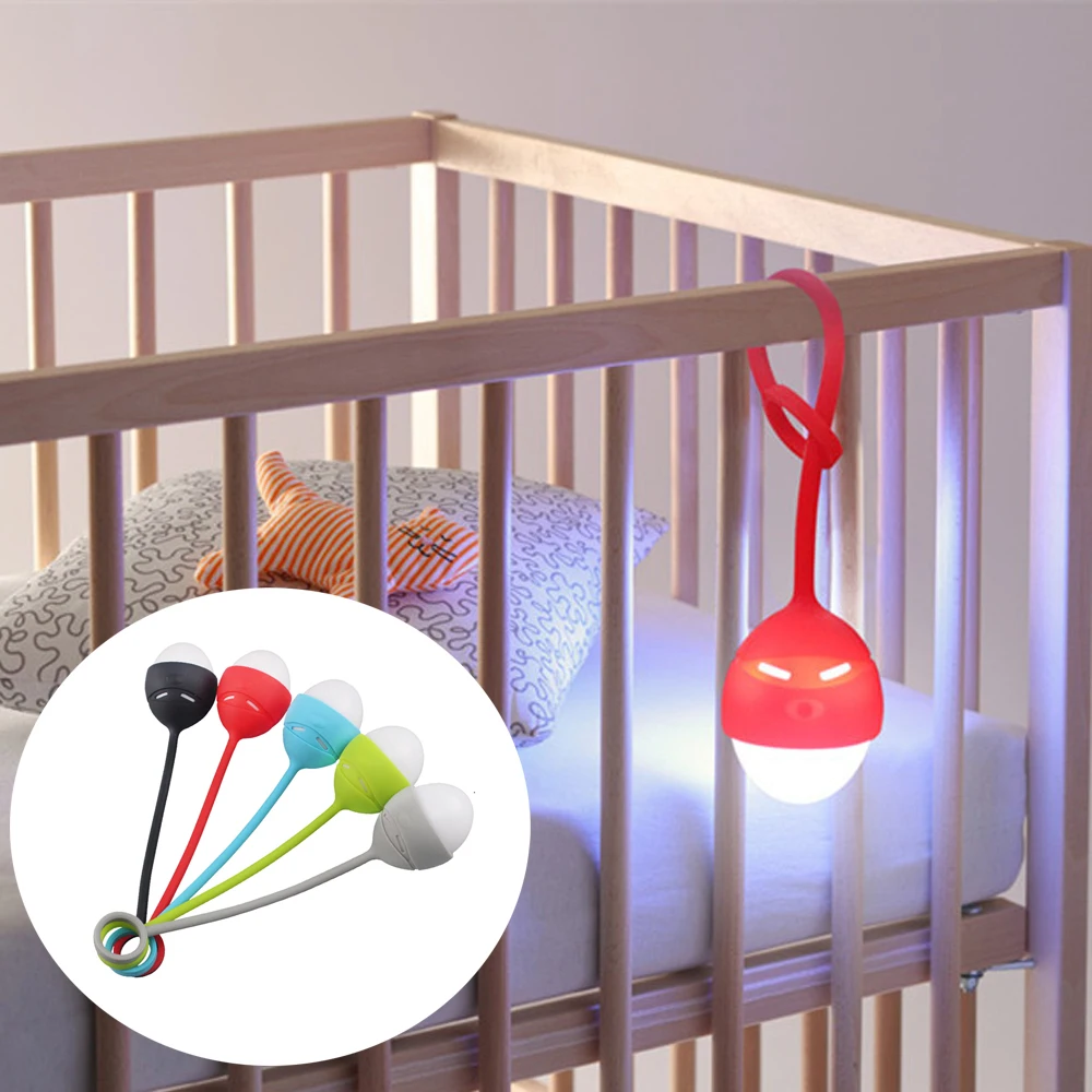 

YB yiba Lovely egg Smile Face Soft Vinyl LED Night Light Toy for Baby Kids Bedroom Decoration Nursery Lamp