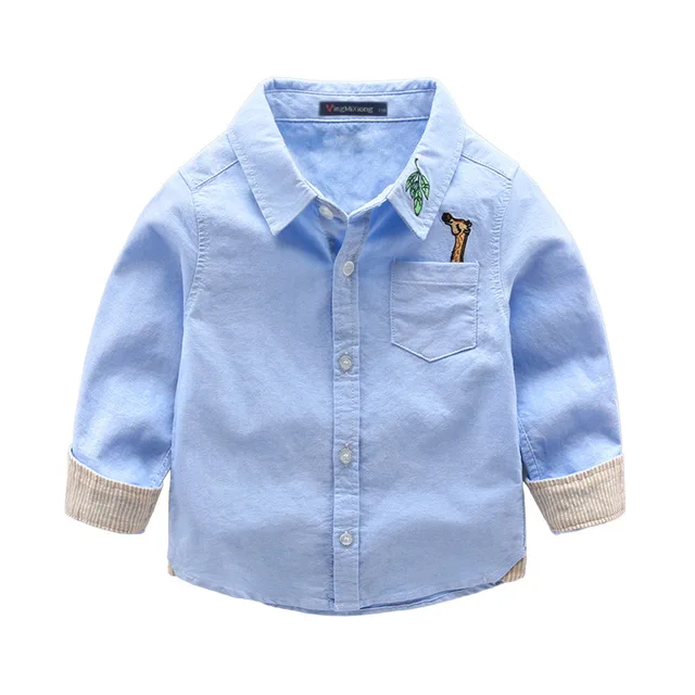 Autumn Cotton Boy Tops Tee Children Clothing Little Boys Shirts Blusas ...