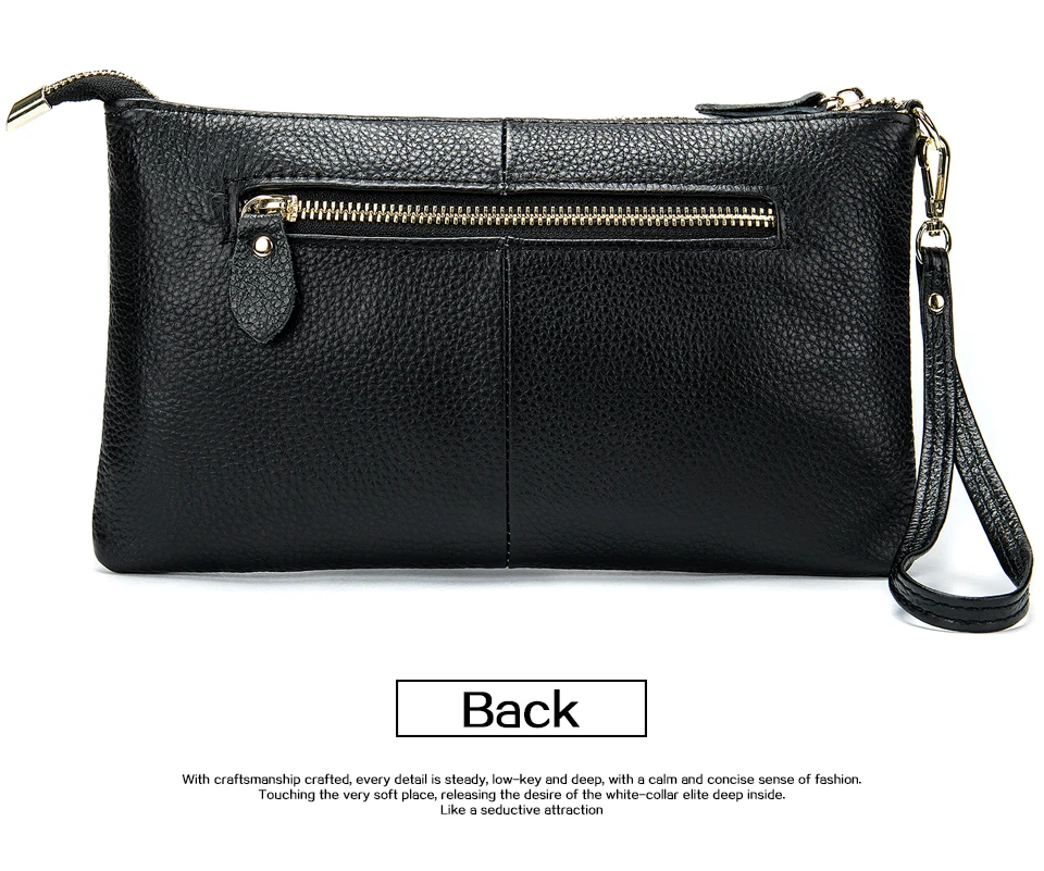Wallet Female Card Holder Coin Purse Women Genuine Leather Long Wallet for Credit Cards Bag Purses for Women Shoulder Bags 8