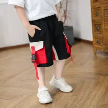 Новые детские короткие штанишки для мальчиков, Повседневные Шорты Для маленьких мальчиков, модные шорты для больших мальчиков 4-14 лет, штаны, большие пакеты для мальчиков