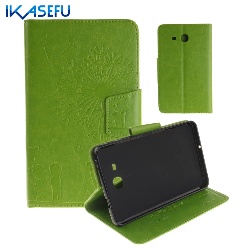 

IKASEFU Filp Stand Case For Samsung Galaxy TAB A 7.0 inch PU Leather Tablet Cover For samsung galaxy tab A SM-T280 T280 tpu Back