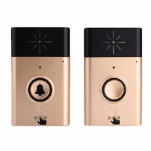 Timbre de puerta de Audio inalámbrico timbre de timbre receptor de transmisor de seguridad para el hogar