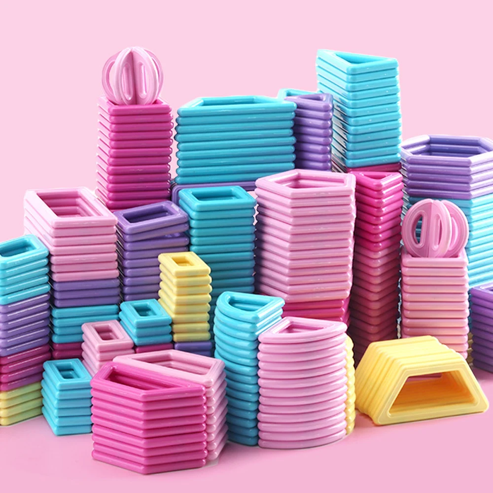 Goede 85 210 pcs Magnetische Constructie Set Magnetische Designer DIY Modellering Bouwstenen Bakstenen Educatief Speelgoed voor Kinderen Gift